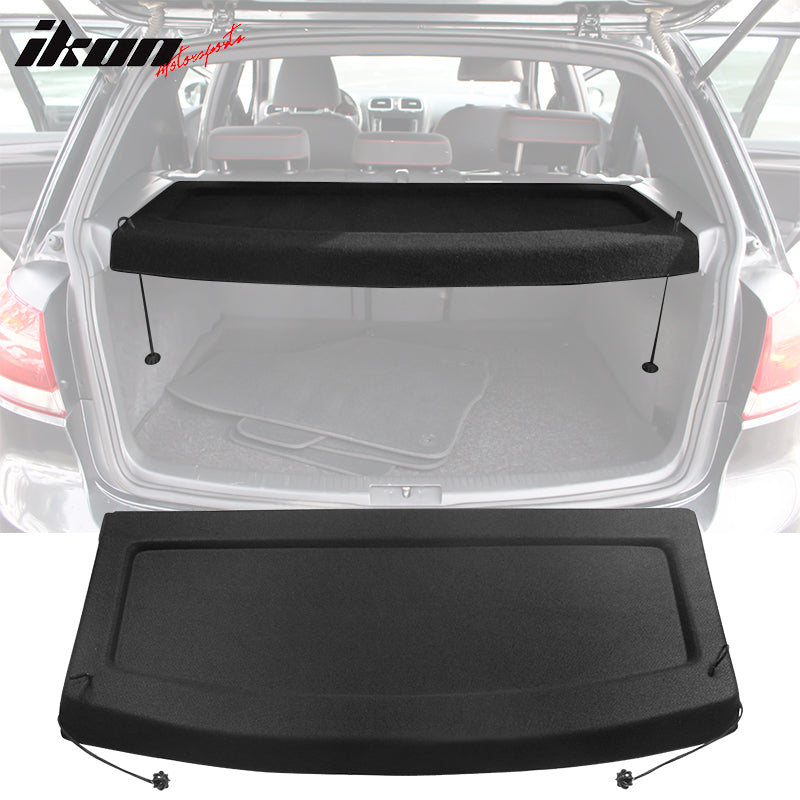 2010-2014 Volkswagen Golf 6 GTI R Non Retractable Black Cargo Cover