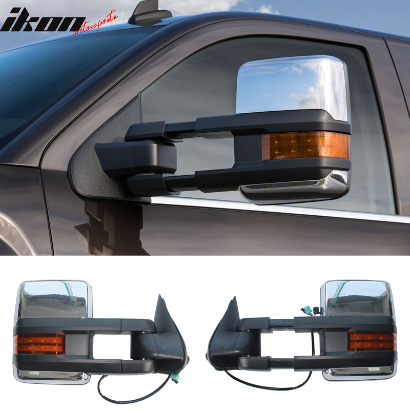 2003-2007 Silverado Towing Mirror Power Heat Signal Arrow Clear Light