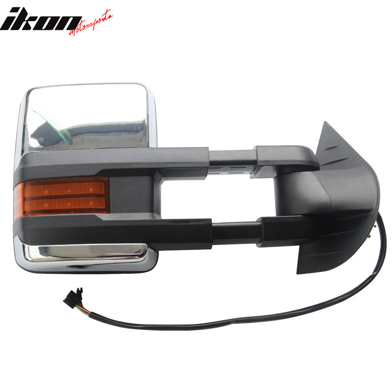 Fits 07-14 Silverado Towing Mirror Power Heat Signal Arrow Clearance Light