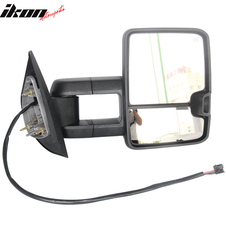 Fits 07-14 Silverado Towing Mirror Power Heat Signal Arrow Clearance Light