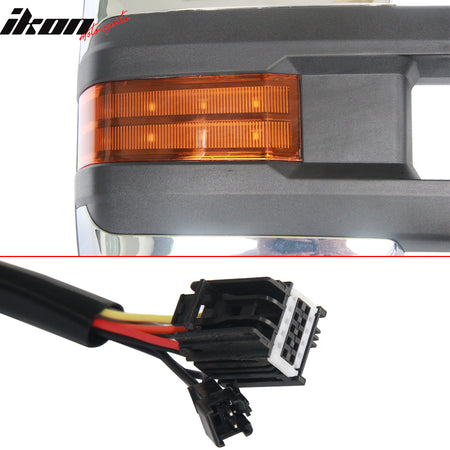 Fits 07-14 Silverado Towing Mirror Power Heat Signal Arrow Clearance Light