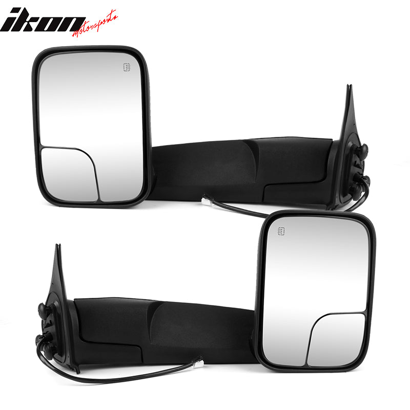 Fits 05-15 Toyota Tacoma Side View Towing Mirrors Power Heated Left Right 2PC