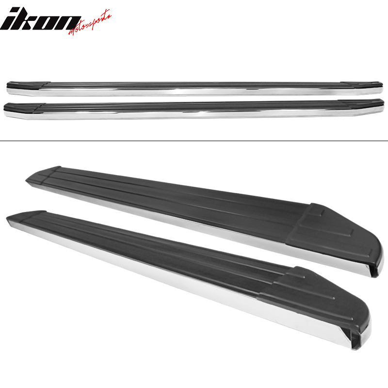 Fits 09-15 Honda Pilot V2 Style Running Boards Aluminum Side Step Bar Pair