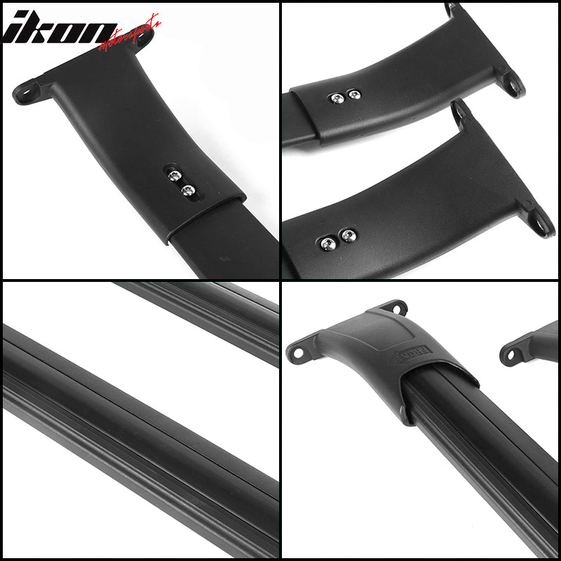 Fits 15-20 Chevy Tahoe Suburban Escalade GMC Yukon Black Roof Rack Cross Bars