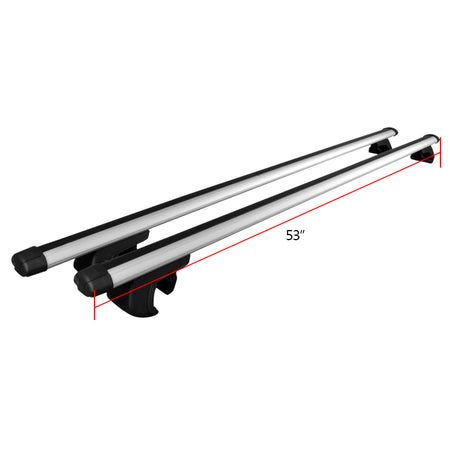 53" Inch Aluminum Top Roof Rack Cross Bars Fits Chrysler Dodge