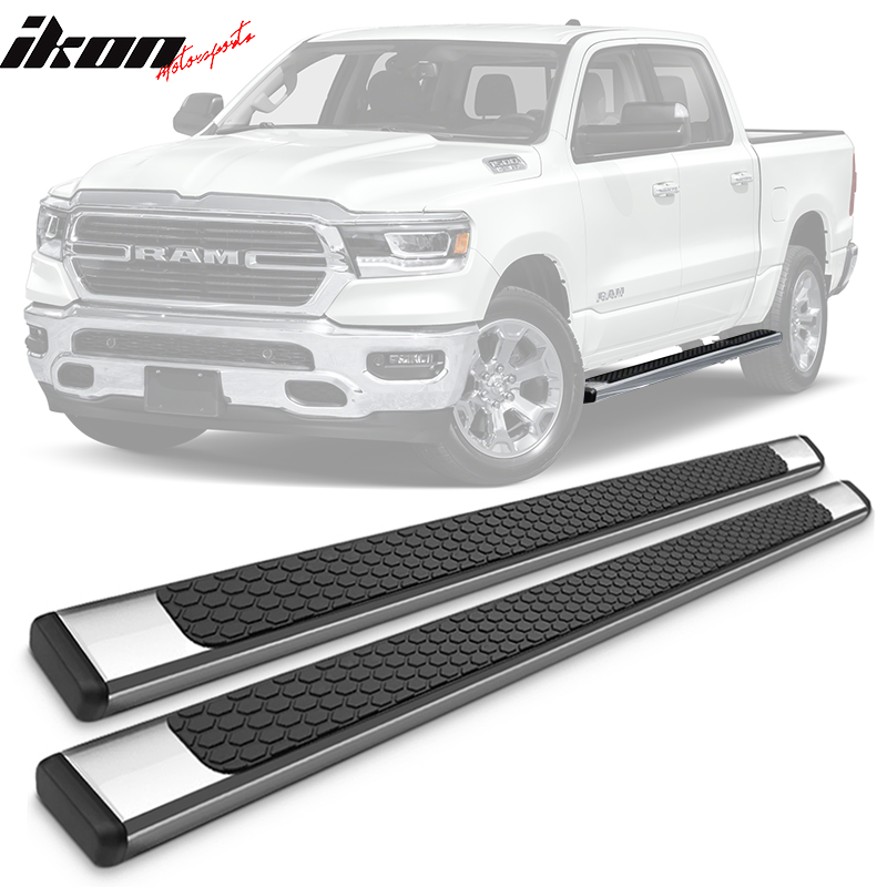 Fits 19-24 Ram 1500 Crew Cab Side Step Nerf Bars