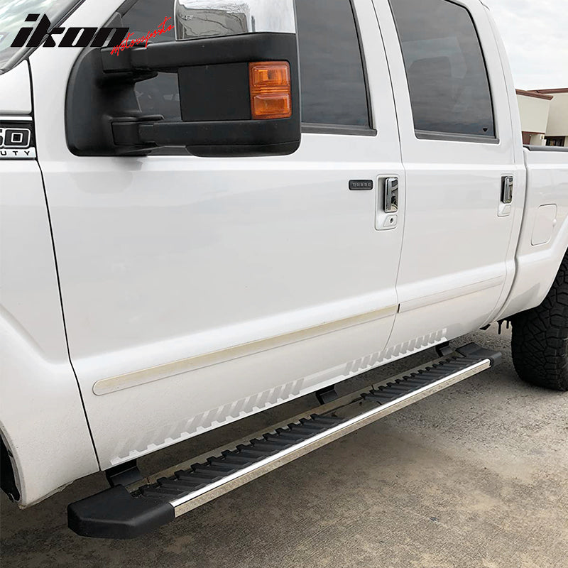 Fits 99-16 Ford F250 Superduty Crew Cab V Style Running Boards