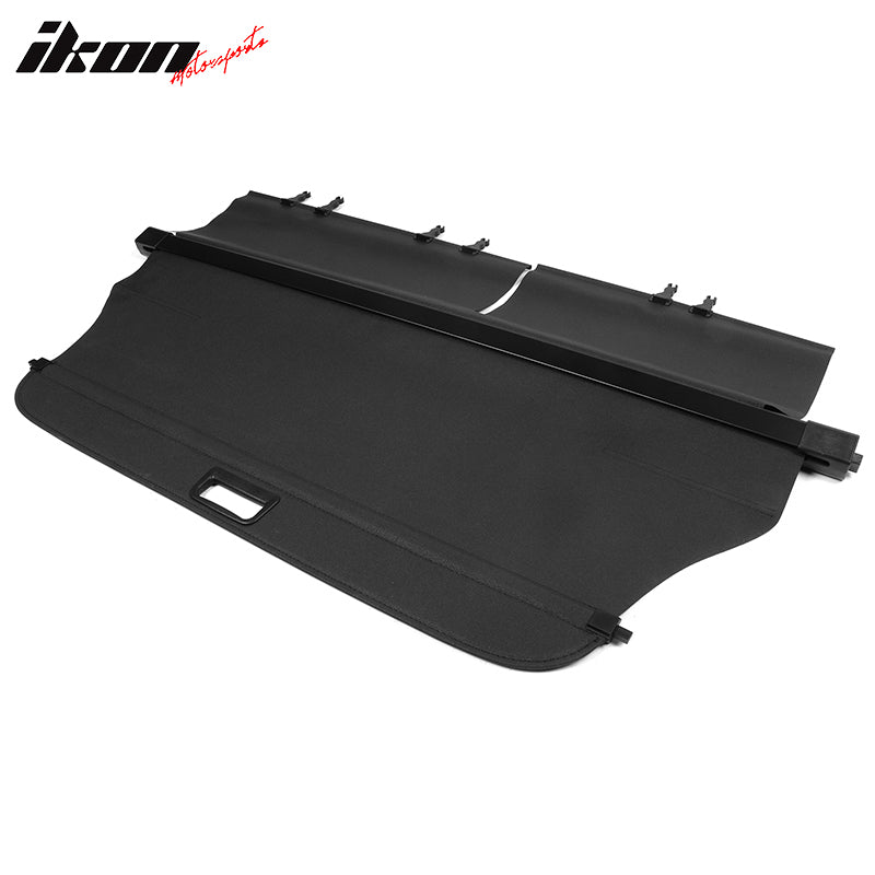 Fits 14-18 Jeep Cherokee Black Retractable Tonneau Cargo Cover Security Shade