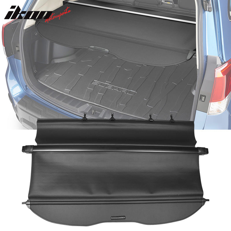 2019-2024 Subaru Forester Retractable Cargo Cover Vinyl Aluminum Rod