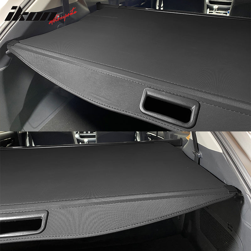 Fit 20-24 Toyota Highlander Canvas Texture Style Retractable Cargo Cover Luggage