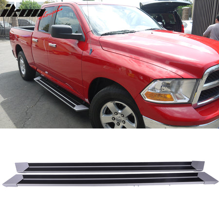 Compatible With 2004-2014 Ford F-150 Crew Cab Running Board Step Bar + Brackets Mounting