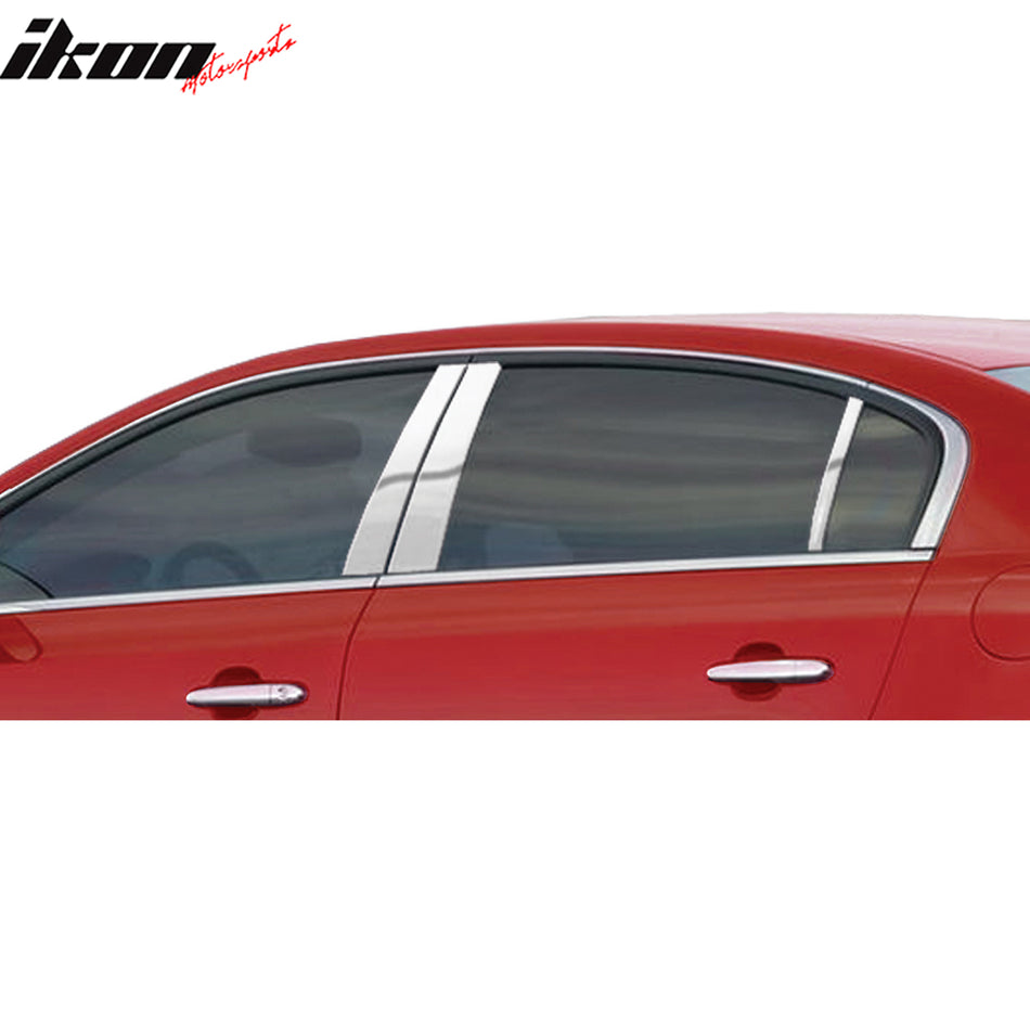 2006-2012 Buick Lucerne Mirror Finish Pillar Posts Stainless Steel