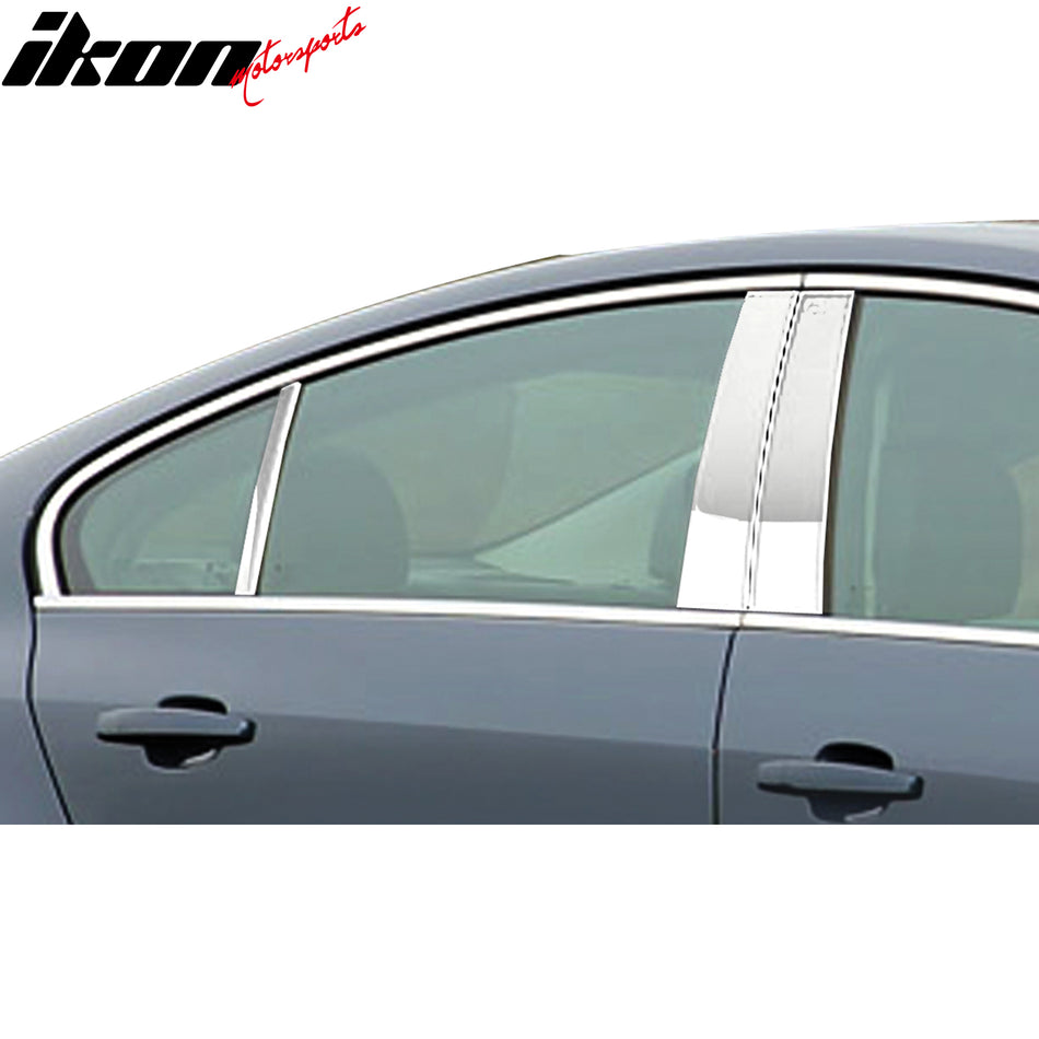 2011-2017 Buick Regal Mirror Finish Pillar Posts Stainless Steel