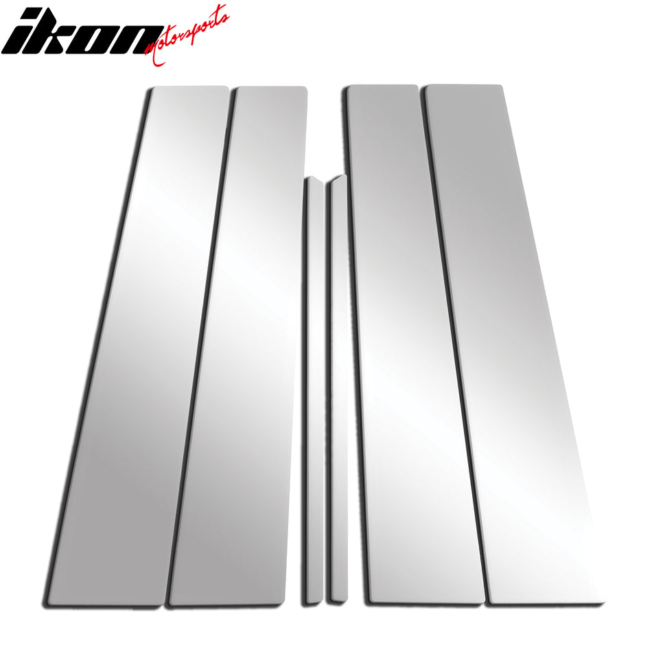 1999-2004 Cadillac Seville Mirror Finish Pillar Posts Stainless Steel