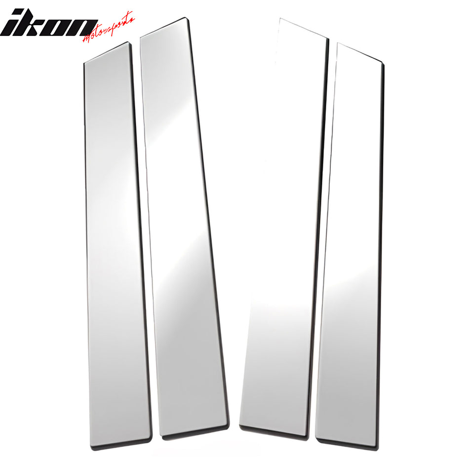 2001-2006 Dodge Stratus Mirror Finish Pillar Posts Stainless Steel