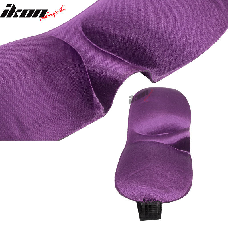 For 1X Purple Travel Sleeping Aid 3D Eye Mask Cover Nap Rest Blindfold Shade New