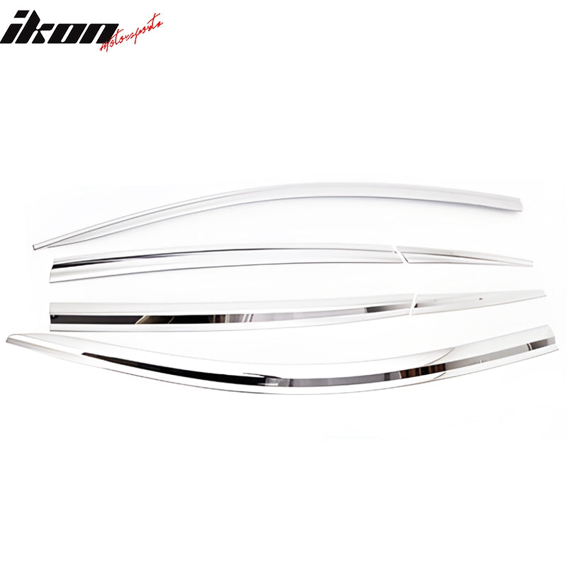 2015-2016 Honda CR-V Chrome Window Visors Rain Sun Guard ABS 6PCS