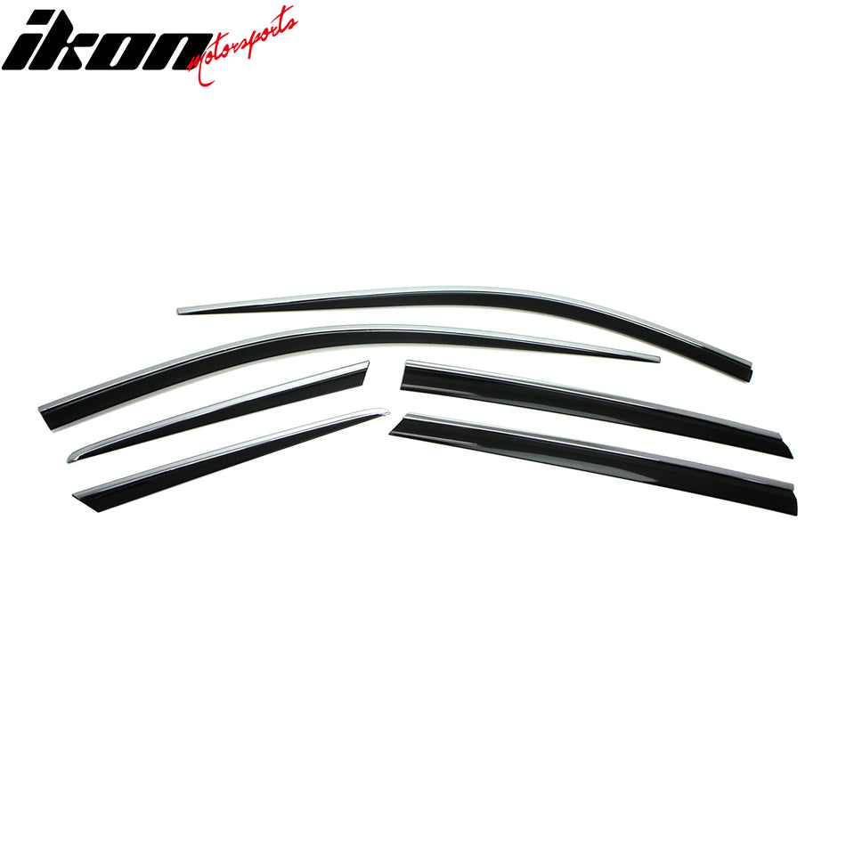 2014-2016 Hyundai Santa Fe Sport ABS Window Visors Deflectors 6PCS