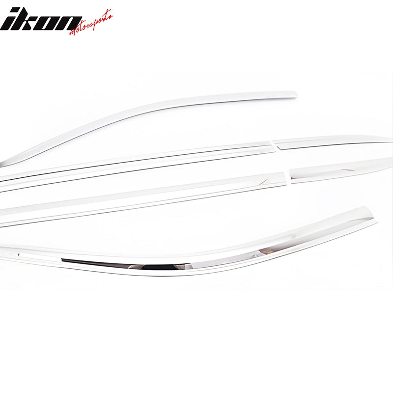 2014-2019 Toyota Highlander Chrome Window Visors Rain Sun Guard ABS