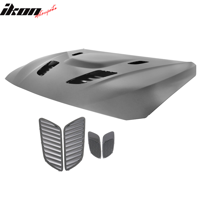 Fits 12-20 BMW F30 F31 F32 F33 F36 GT Type Front Hood Bonnet Vent Air Duct-Steel