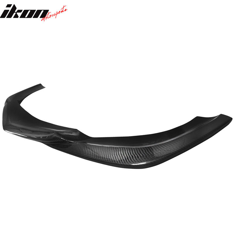 Fits 09-13 Benz W207 E-Class AMG GH Style Front Bumper Lip Matte Carbon Fiber