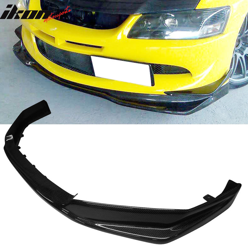 2003-2005 Mitsubishi Evolution EVO VR Style Front Lip Carbon Fiber