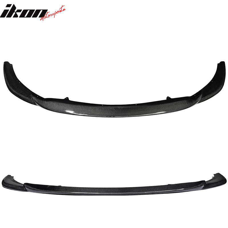 Fits 16-17 Mazda MX5 Miata GV Style Front Bumper Lip - Matte Carbon Fiber