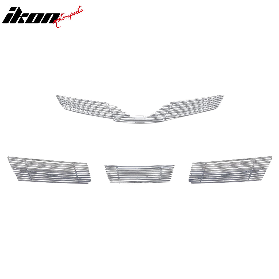 2012-2013 Toyota Camry SE Chrome Front Bumper Grille Stainless Steel