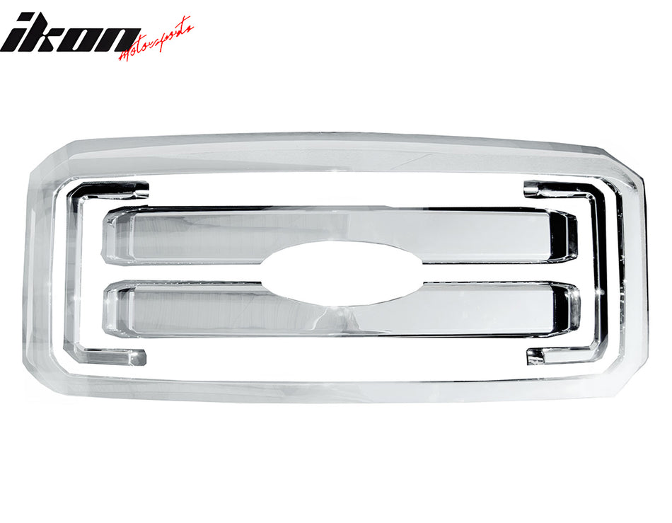 2011-2016 Ford F-250 OE Style Chrome Front Bumper Upper Grille ABS