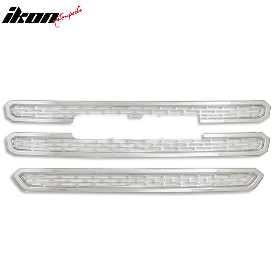 2016-2017 GMC Terrain Chrome Front Bumper Hood Upper Insert Grille ABS