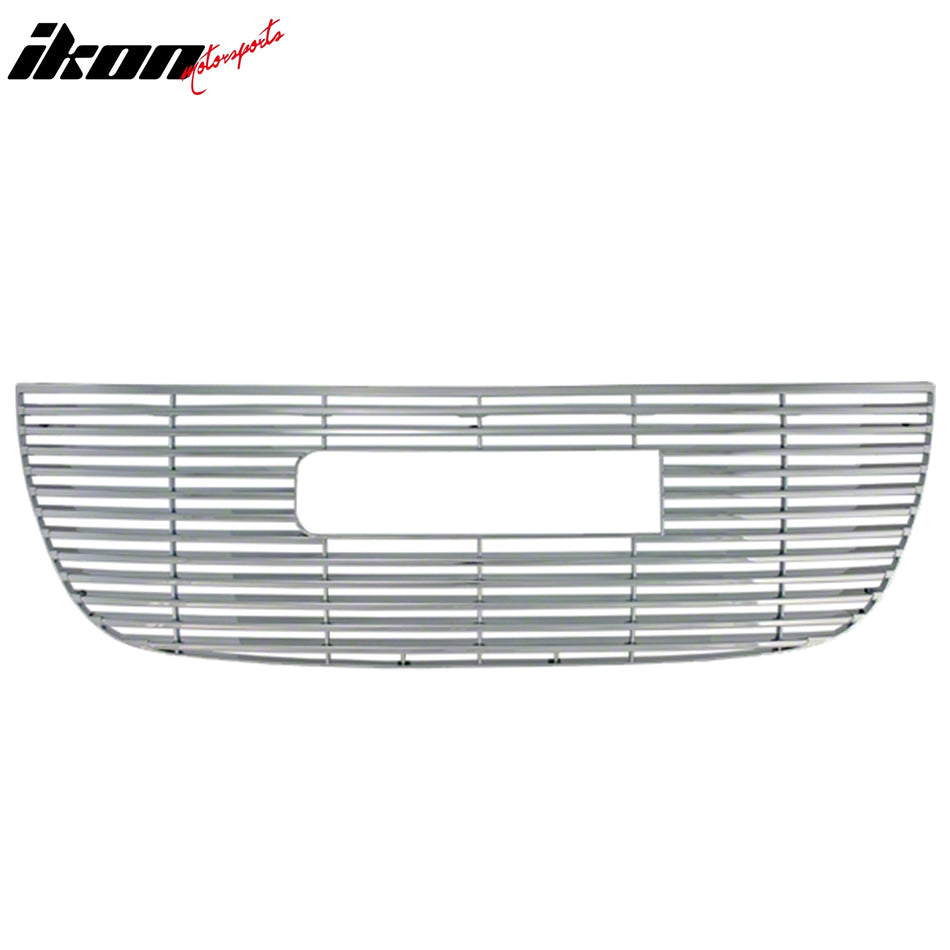 2007-2012 GMC Yukon XL Chrome Front Bumper Upper Insert Grille ABS