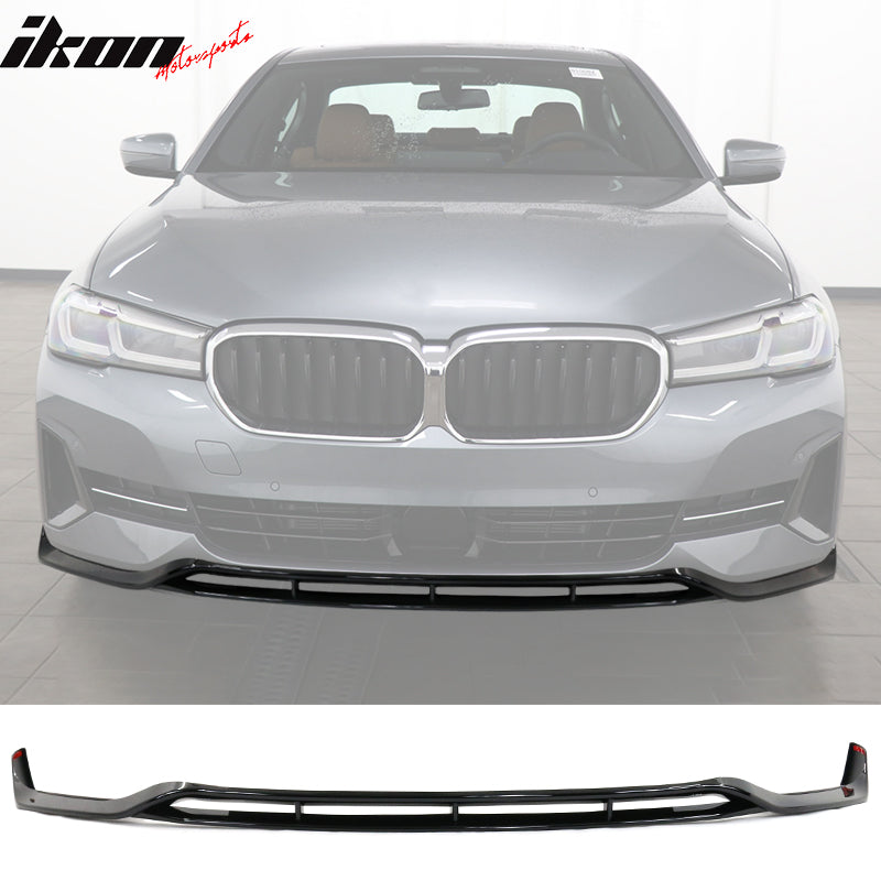 2021-2023 BMW G30 G31 LCI 5-Series Gloss Black Front Bumper Lip