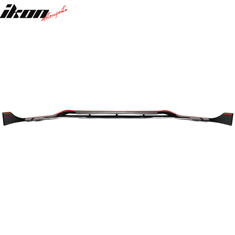 Fits 21-23 BMW G30 G31 LCI 5-Series Front Bumper Lip Gloss Black Chin Spoiler