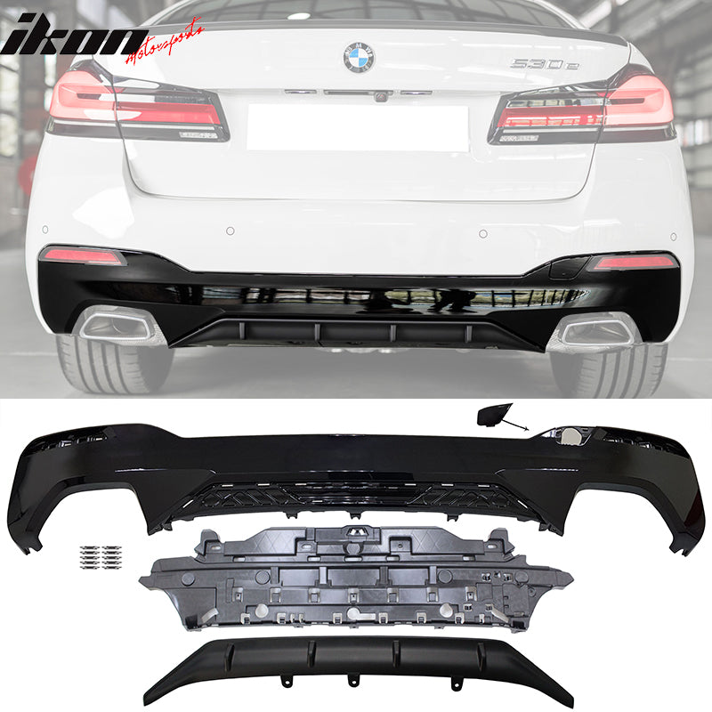 Fits 21-23 BMW G30 M Sport M-Tech Style Front Rear Side Bumper Kit Type 1 Lip