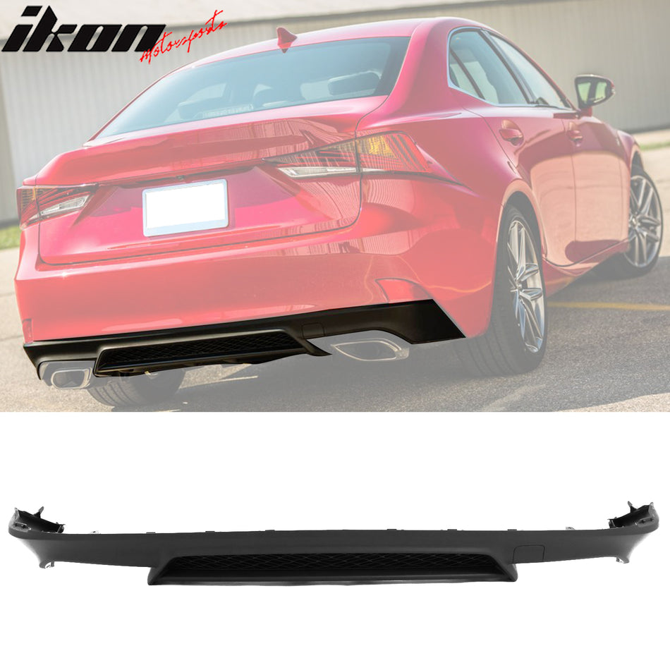 2014-2019 Lexus IS250 IS350 F Sport Only PP Rear Bumper Lip Diffuser