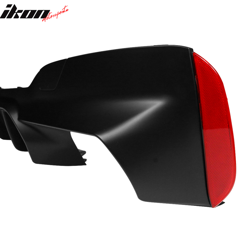 Fits 17-20 BMW 5 Series G30 M5 Style Rear Bumper Lip Diffuser Quad Outlets