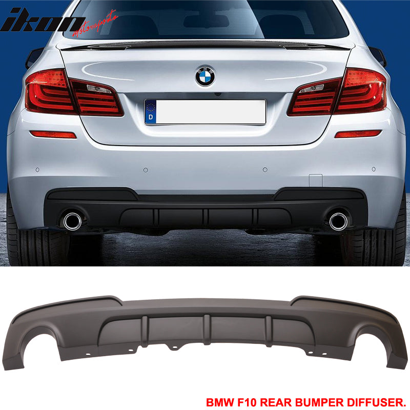 2011-2016 BMW F10 535i Sedan MP Style PP Rear Bumper Lip Diffuser