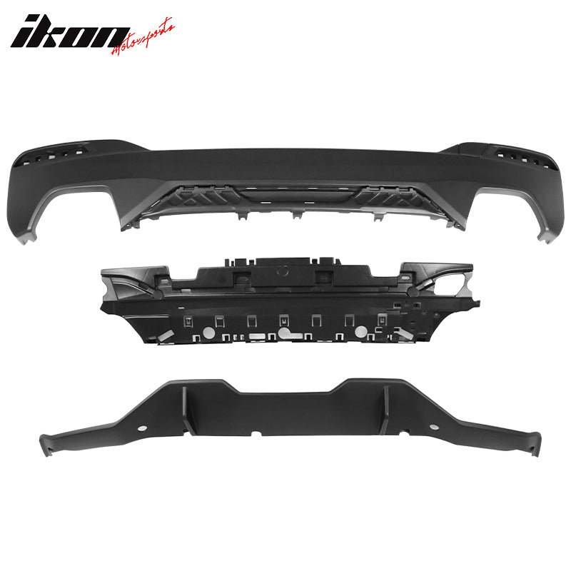 Fits 17-22 BMW 5 Series G30 M Sport MP Style Type 2 Rear Bumper Lip Diffuser PP