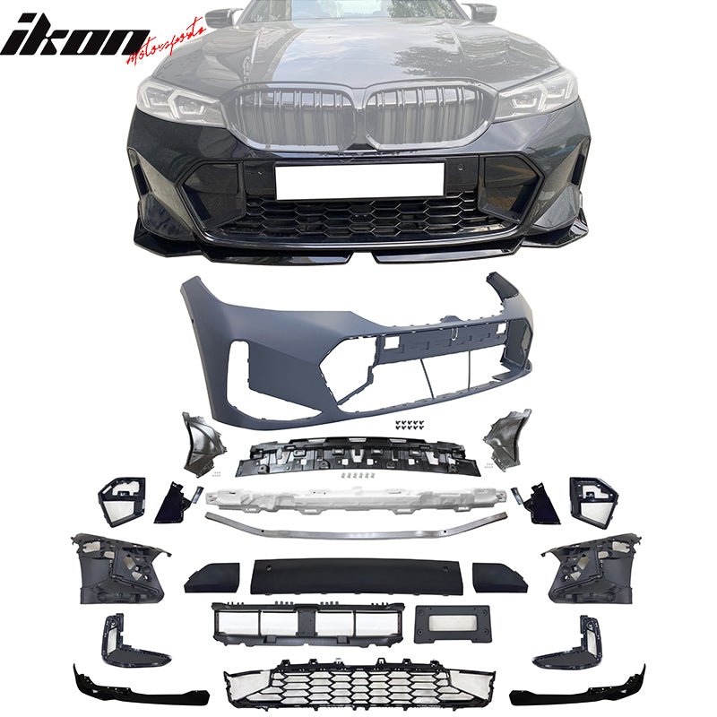 2023-2024 BMW G20 3-Series LCI & M340i M-P Style Front Bumper Cover