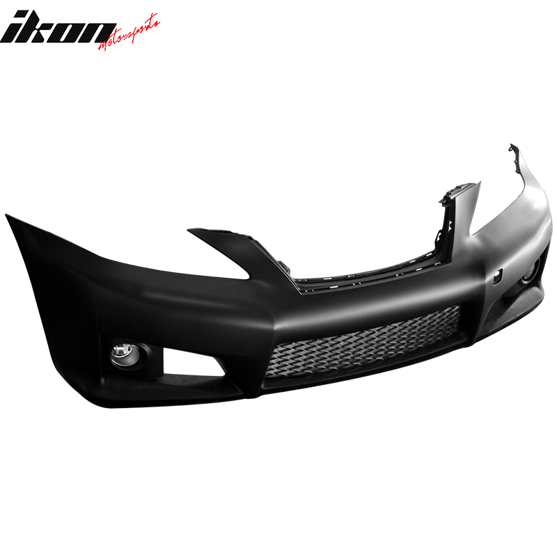 Fits 06-08 IS250 IS350 ISF Style Front Bumper Conversion No PDC w Foglight PP