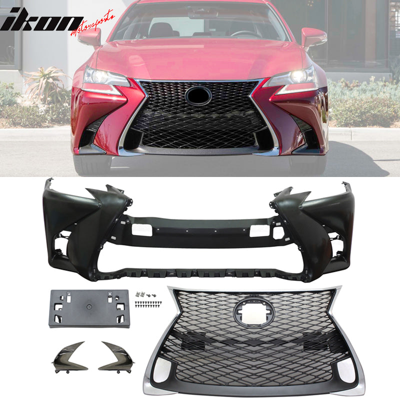 2016-2019 Lexus GS F-Sport Package Front Bumper Cover PP Unpainted