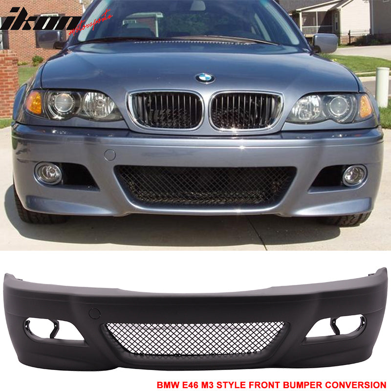 1999-2006 BMW E46 323i 325i 330i Sedan Front Bumper Cover Conversion