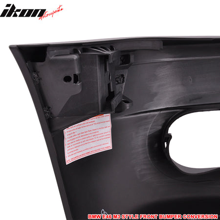 Fits 99-06 BMW 3 Series E46 Sedan M3 Style Front Bumper Cover Conversion Kits PP