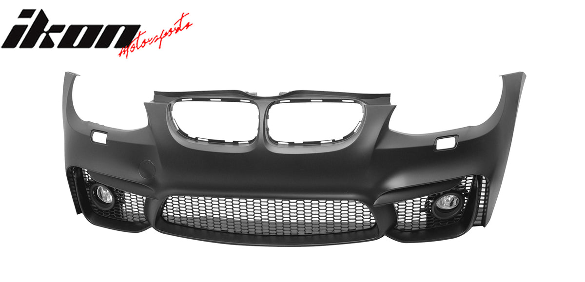 Fits 11-13 BMW E92 E93 LCI 3 Series M4 Style PP Front Bumper Conver W/Fog Lights