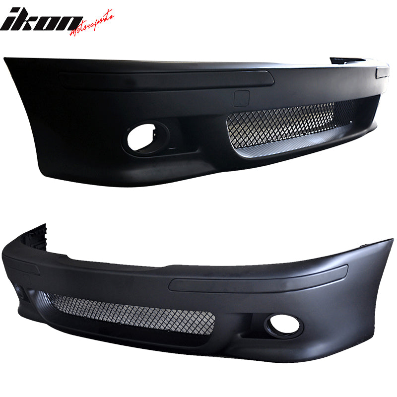 Fits 97-03 BMW E39 5 Series M5 Style PP Front Bumper Cover Conversion Unpainted