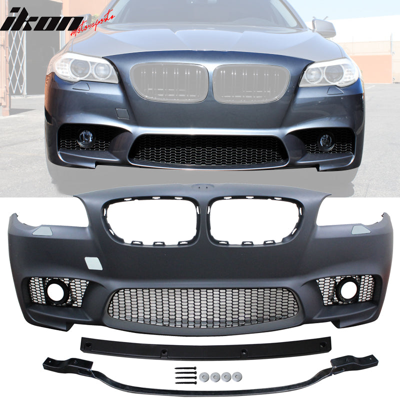 2014-2016 BMW F10 LCI M5 Style Front Bumper Cover W/Foglight Cover PP