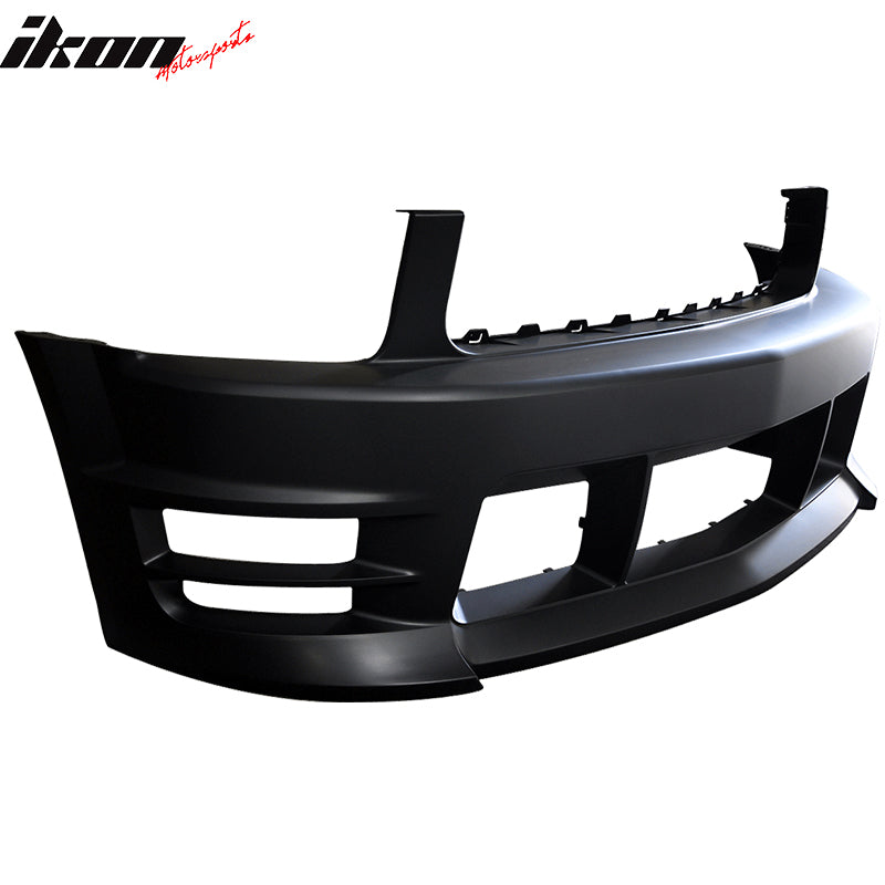 Fits 05-09 Ford Mustang V6 Racer Style Front Bumper Cover Conversion Kit PP