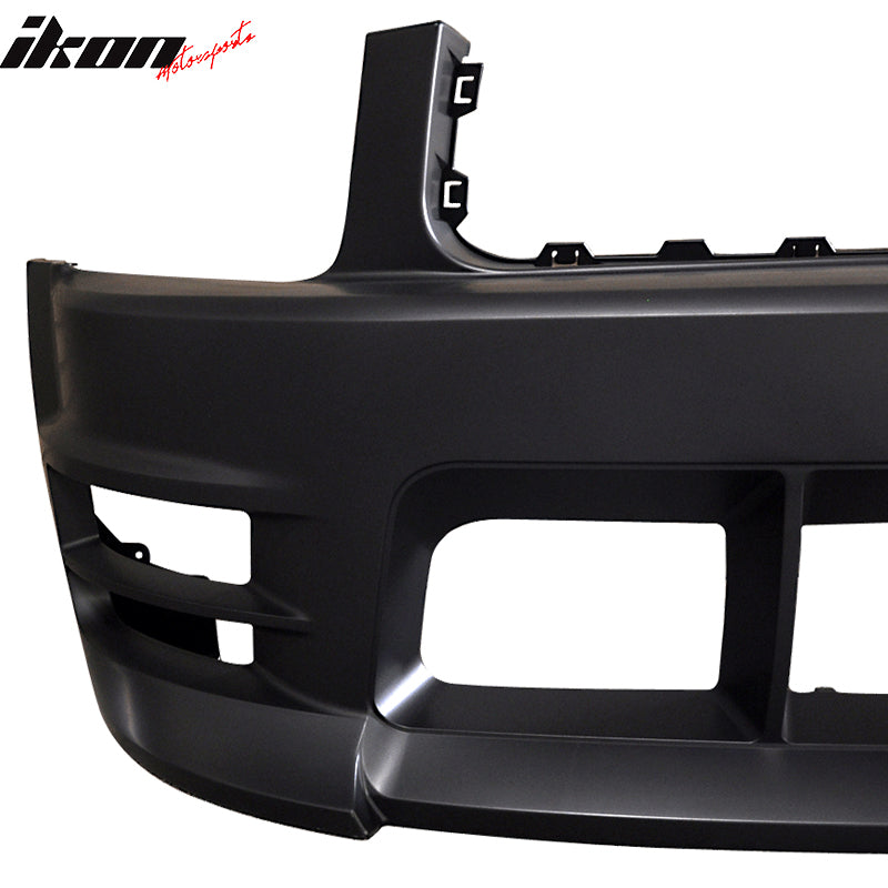 Fits 05-09 Ford Mustang V6 Racer Style Front Bumper Cover Conversion Kit PP