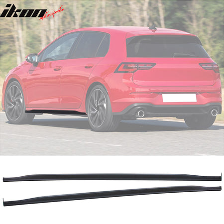 Fits 22-24 Volkswagen Golf 8 MK8 GTI Style Front &Rear Bumper Cover +Side Skirts