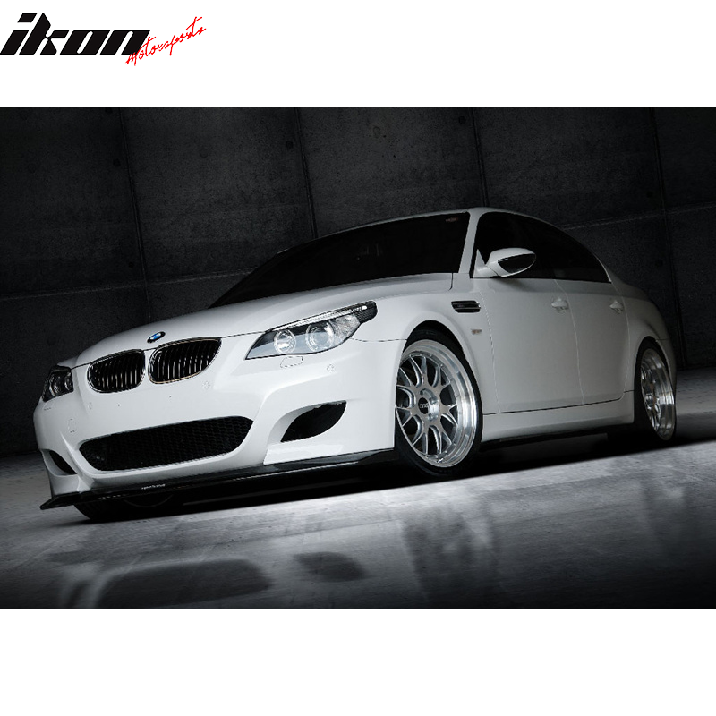 Side Vents Compatible With 2004-2010 BMW E60, 5 Series Sedan Wagon M5 Style Metal Fender Left Right Pair 2PC by IKON MOTORSPORTS, 2005 2006 2007 2008 2009